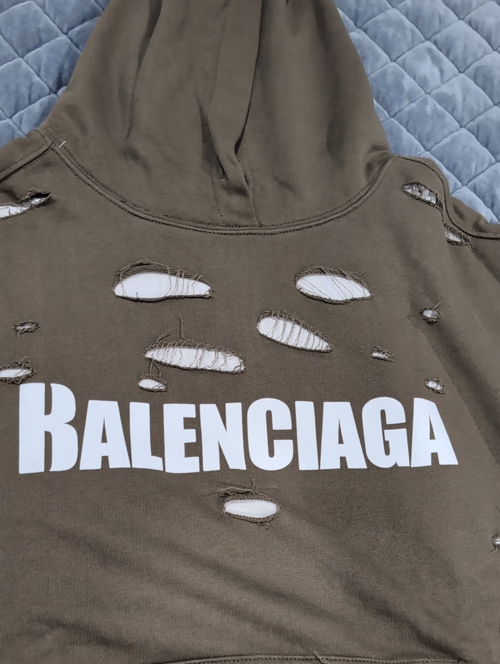 Balenciaga Distressed Hoodie - Picture 4 of 7
